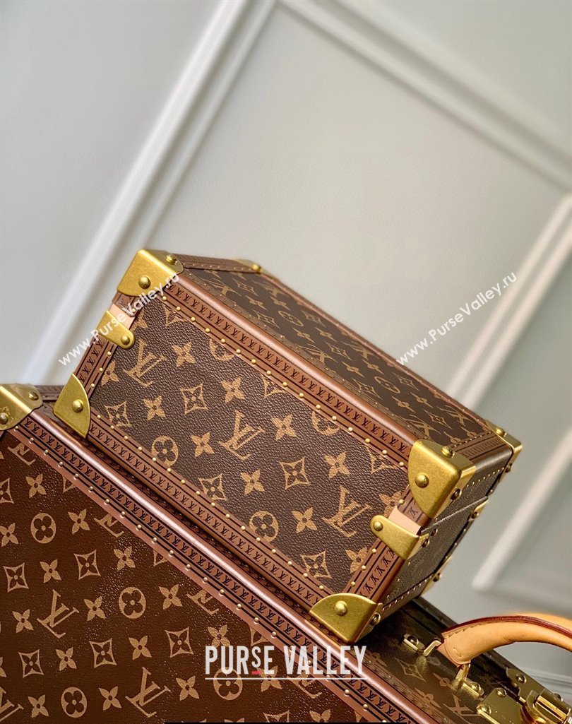 Louis Vuitton Monogram Canvas Coffret Trésor 24 Treasure Case Bag M10139 Creme (kiki-23120106)