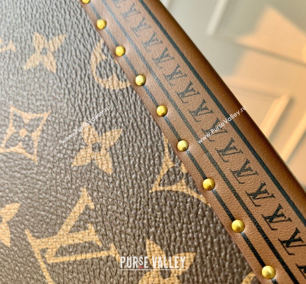 Louis Vuitton Monogram Canvas Coffret Trésor 24 Treasure Case Bag M10139 Creme (kiki-23120106)
