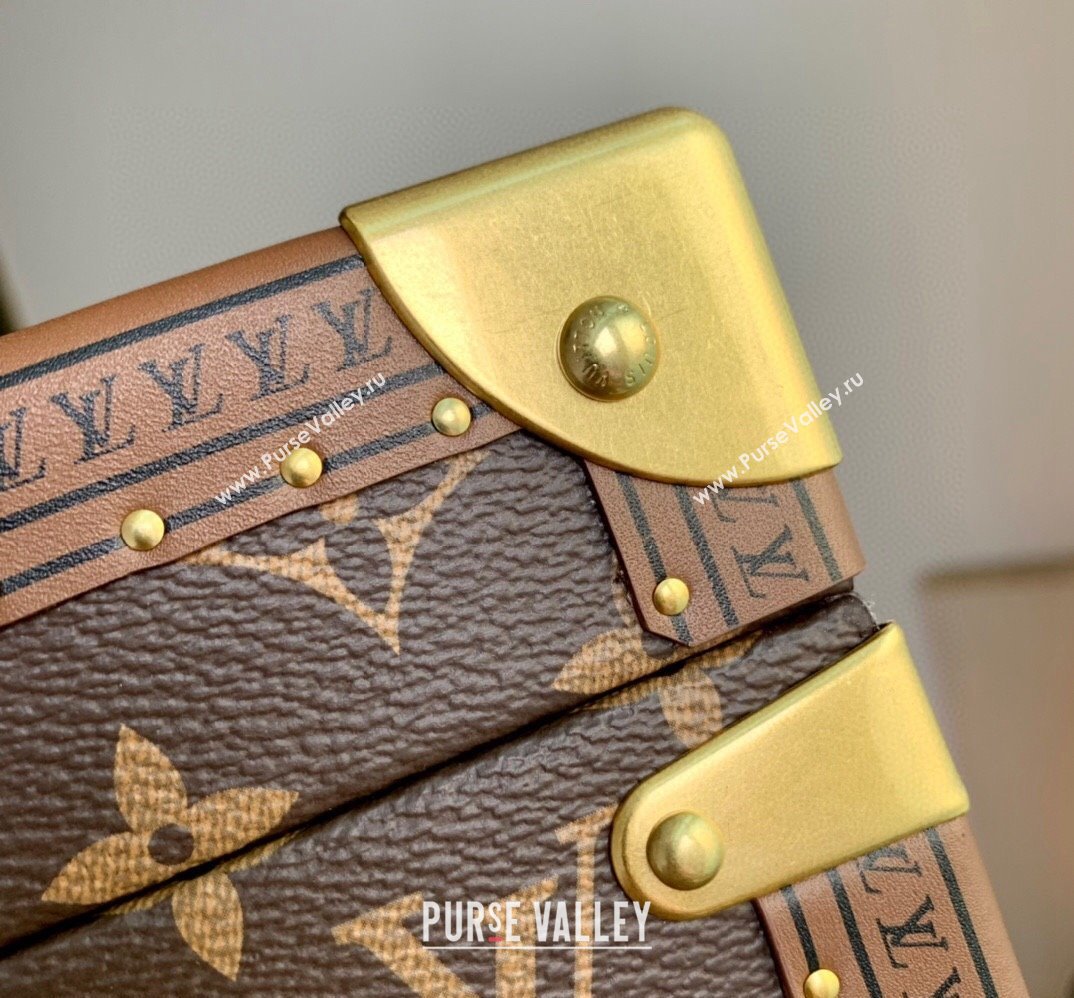 Louis Vuitton Monogram Canvas Coffret Trésor 24 Treasure Case Bag M10139 Creme (kiki-23120106)