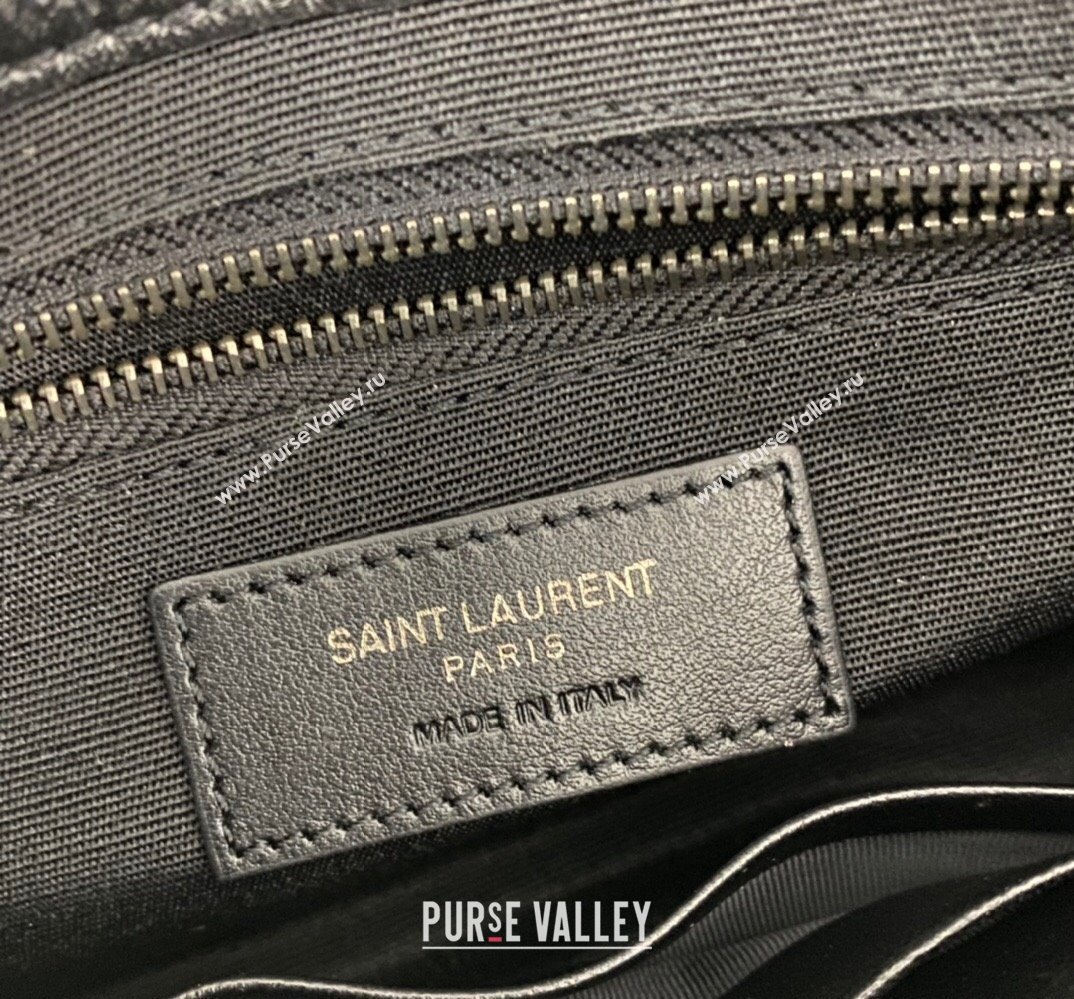 Saint Laurent Niki Chain Wallet Bag in Crinkled Vintage Leather 583103 Black (nana-24011042)