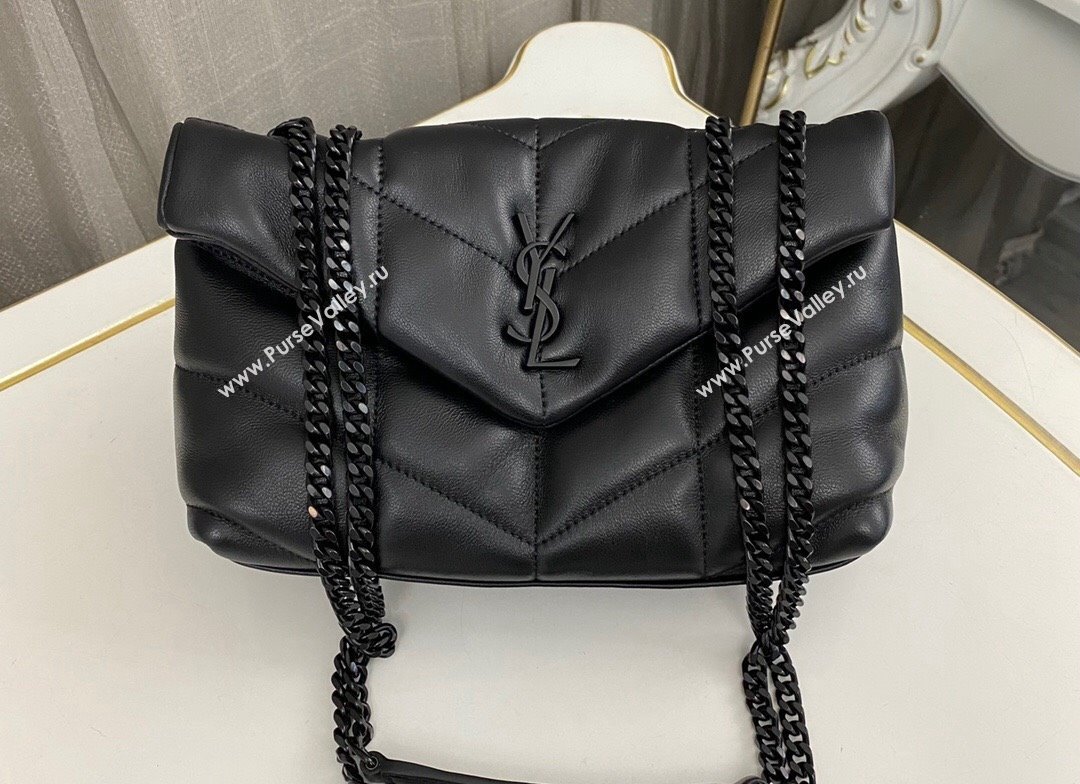 Saint Laurent toy puffer Bag in lambskin 759337 Black (nana-24010937)