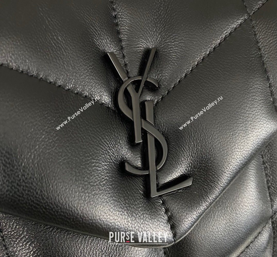 Saint Laurent toy puffer Bag in lambskin 759337 Black (nana-24010937)