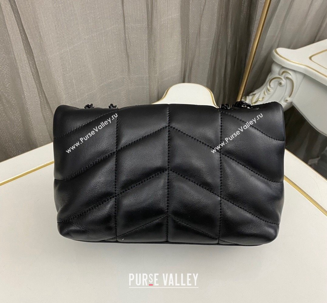 Saint Laurent toy puffer Bag in lambskin 759337 Black (nana-24010937)