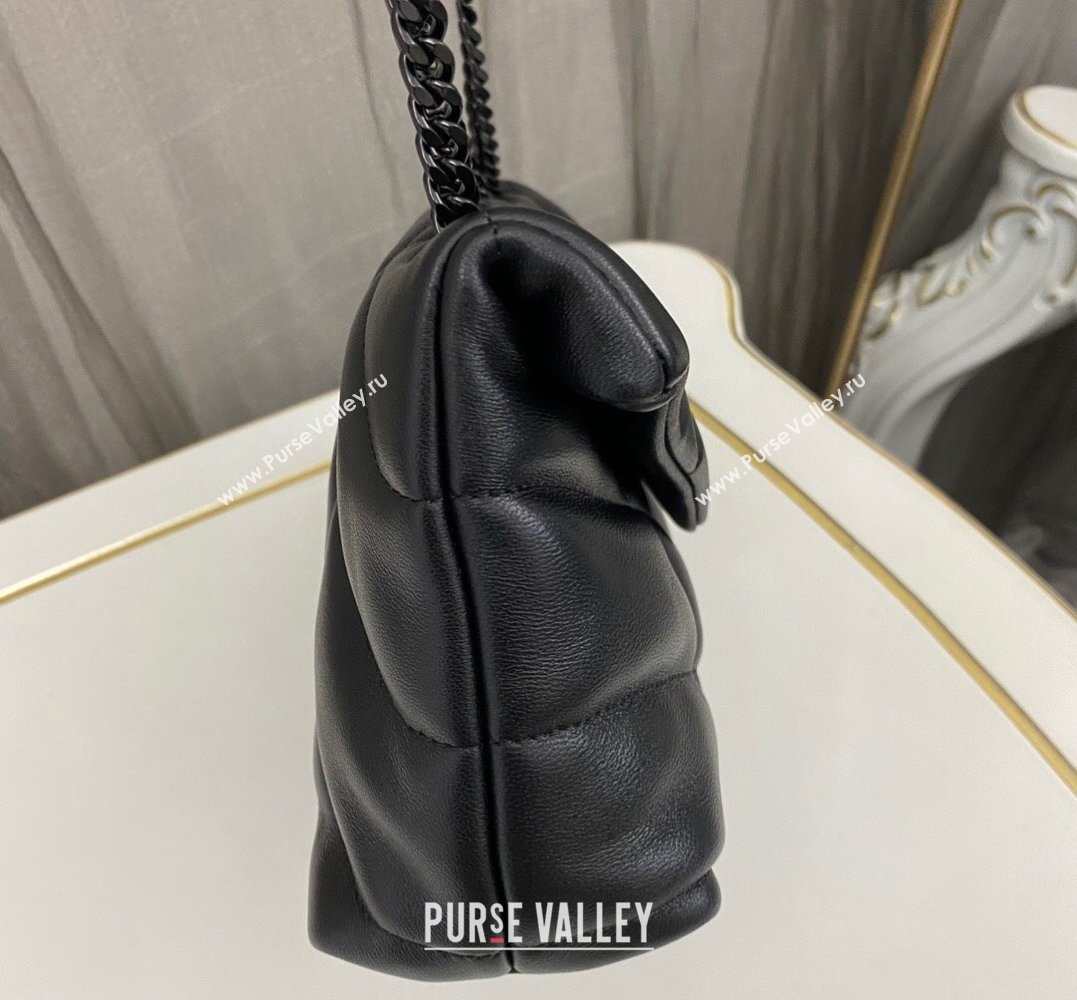 Saint Laurent toy puffer Bag in lambskin 759337 Black (nana-24010937)