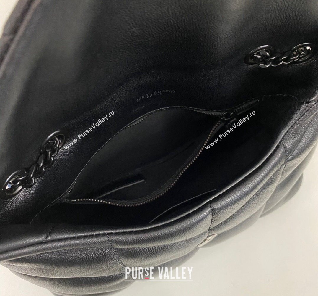Saint Laurent toy puffer Bag in lambskin 759337 Black (nana-24010937)