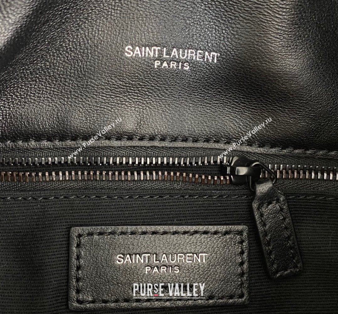 Saint Laurent toy puffer Bag in lambskin 759337 Black (nana-24010937)