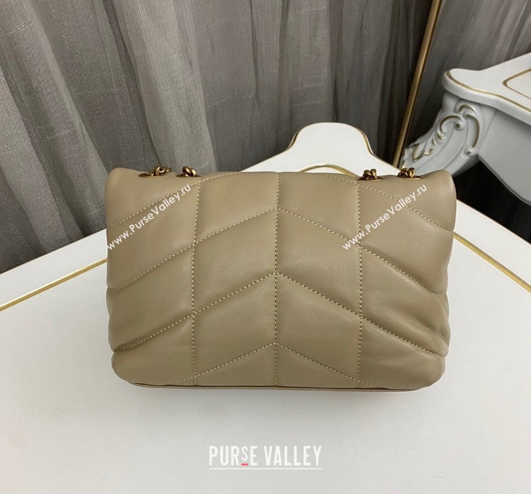 Saint Laurent toy puffer Bag in lambskin 759337 Beige (nana-24010941)