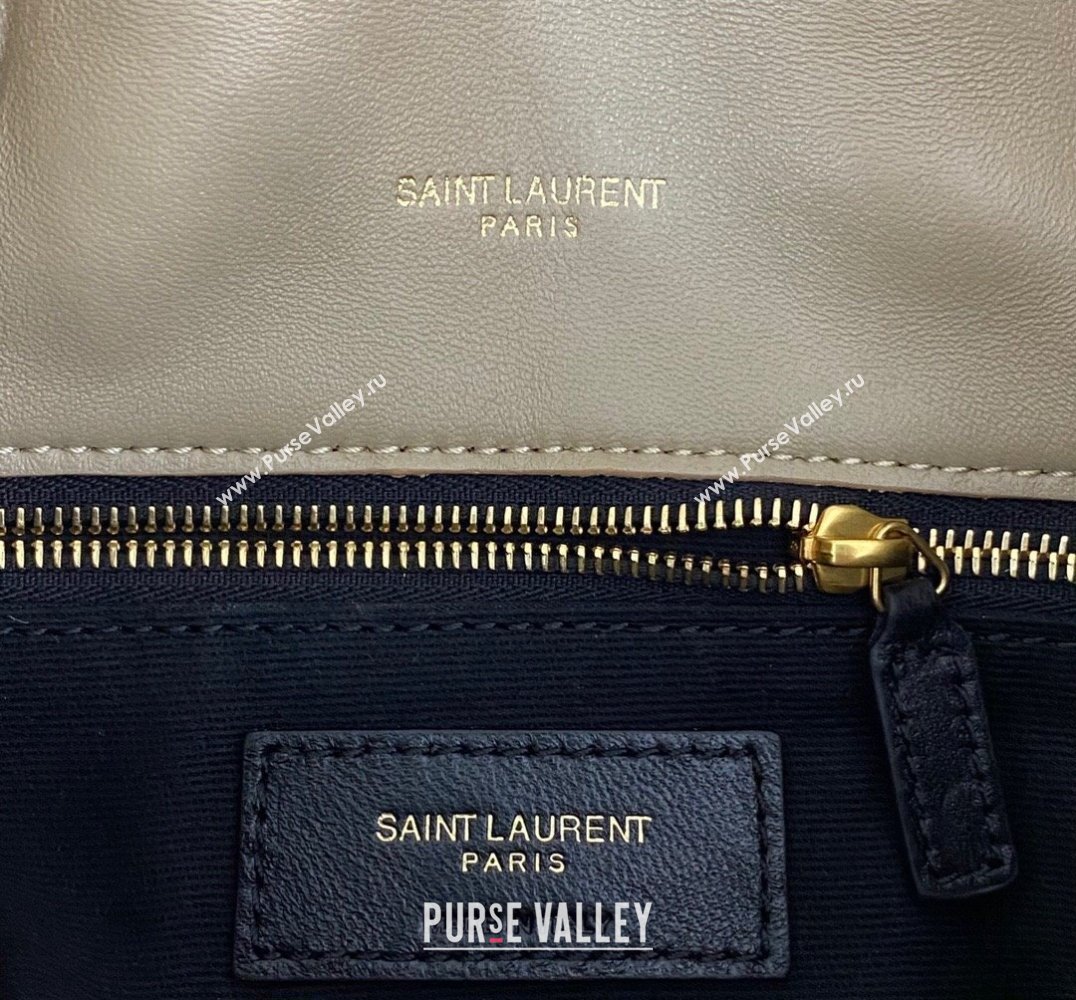 Saint Laurent toy puffer Bag in lambskin 759337 Beige (nana-24010941)