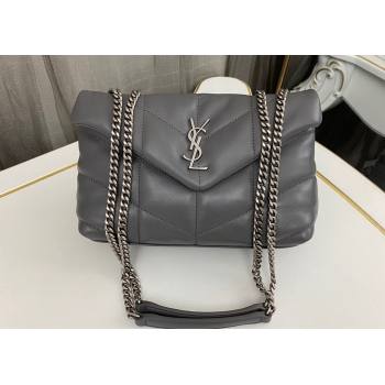 Saint Laurent toy puffer Bag in lambskin 759337 Gray (nana-24010942)