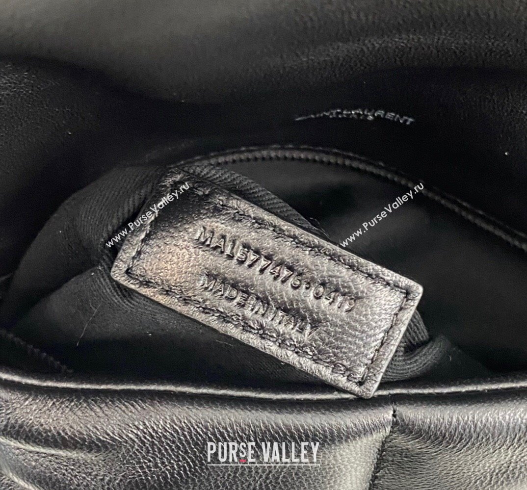 Saint Laurent puffer small Bag in nappa leather 577476 Black (nana-24010921)