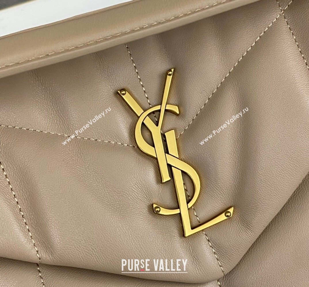 Saint Laurent puffer small Bag in nappa leather 577476 Beige (nana-24010926)