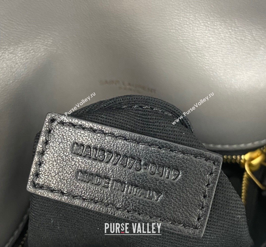 Saint Laurent puffer small Bag in nappa leather 577476 Gray (nana-24010931)