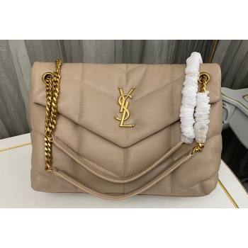 Saint Laurent puffer medium Bag in nappa leather 577475 Beige (nana-24010907)