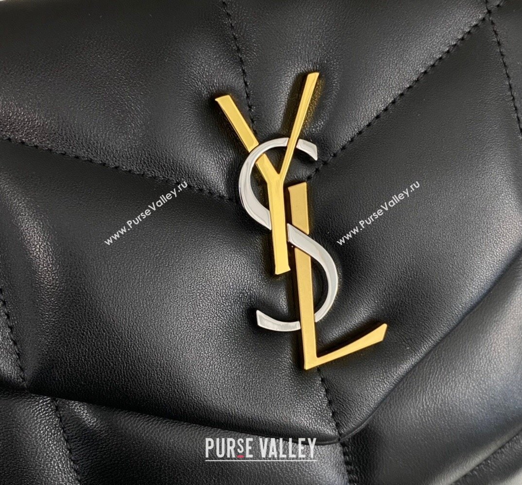 Saint Laurent puffer small Bag in nappa leather 577476 Black/Tricolor (nana-24010933)