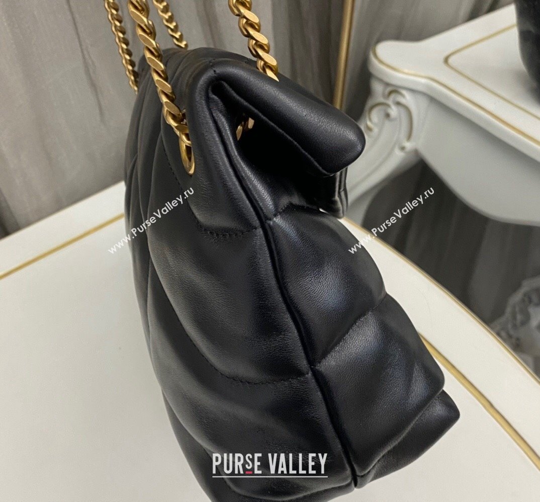 Saint Laurent puffer small Bag in nappa leather 577476 Black/Tricolor (nana-24010933)