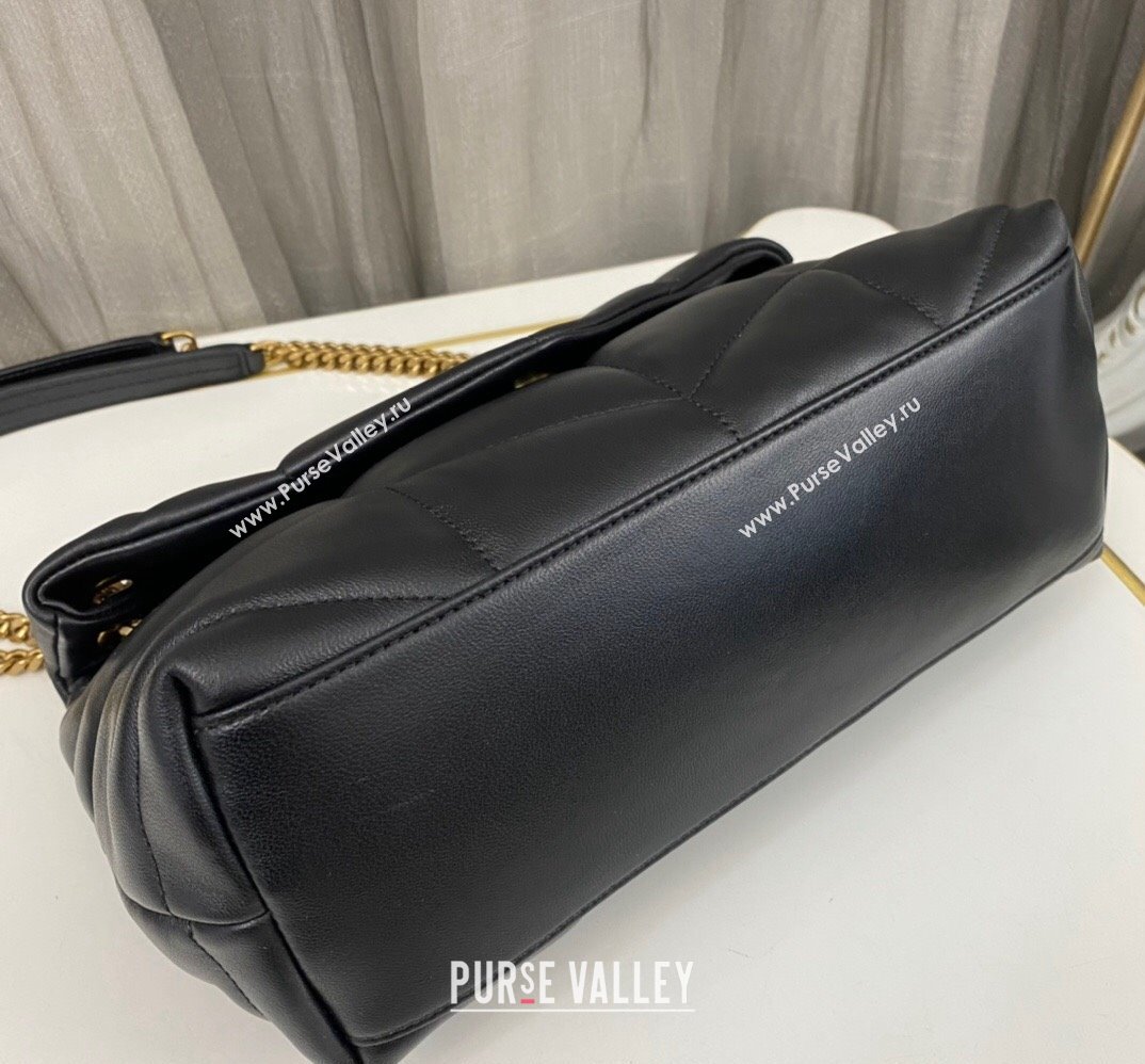 Saint Laurent puffer small Bag in nappa leather 577476 Black/Tricolor (nana-24010933)