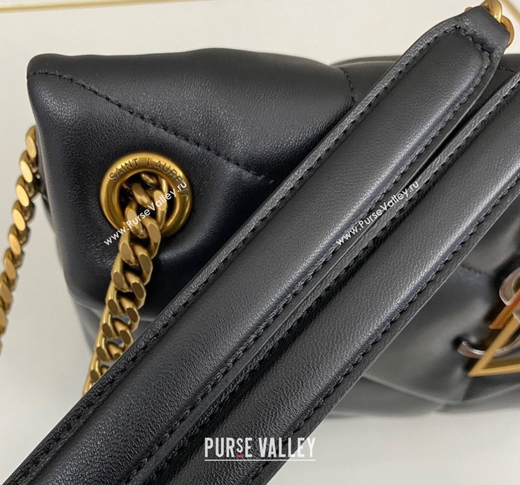 Saint Laurent puffer small Bag in nappa leather 577476 Black/Tricolor (nana-24010933)