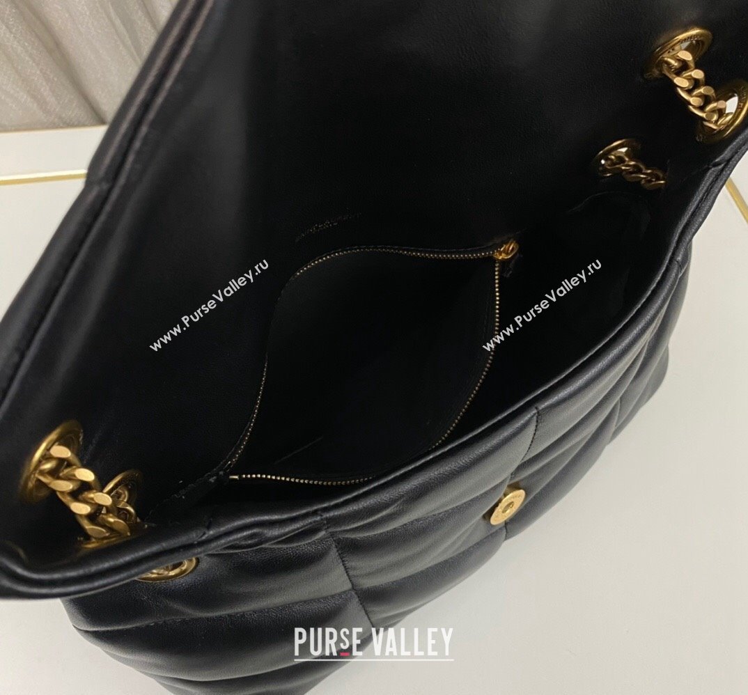 Saint Laurent puffer small Bag in nappa leather 577476 Black/Tricolor (nana-24010933)