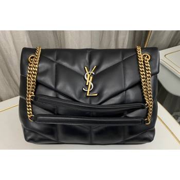 Saint Laurent puffer medium Bag in nappa leather 577475 Black/Tricolor (nana-24010913)