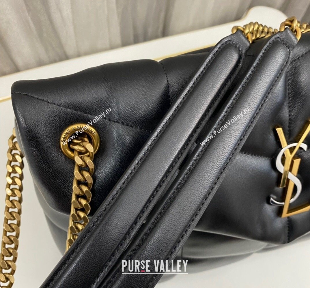 Saint Laurent puffer medium Bag in nappa leather 577475 Black/Tricolor (nana-24010913)