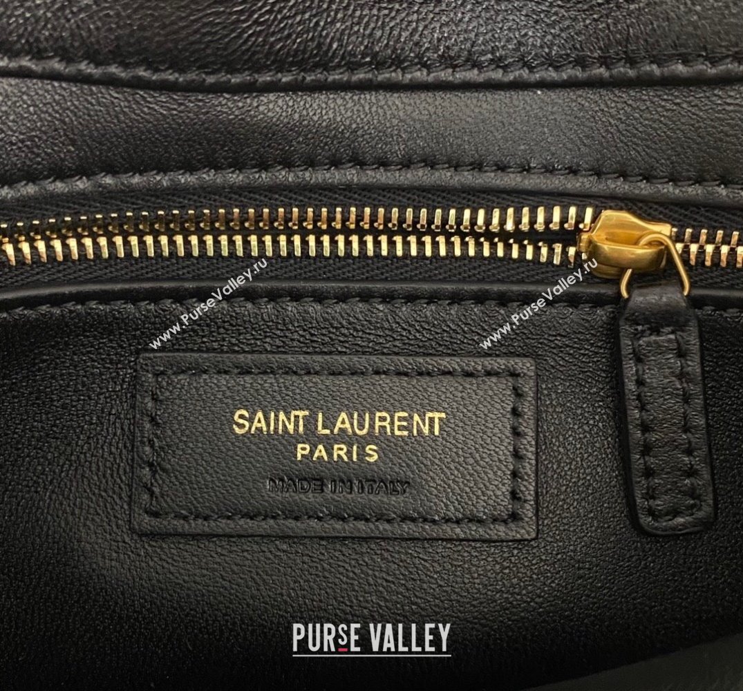 Saint Laurent le 5 à 7 Bag in padded lambskin 763419 Black (nana-24011063)