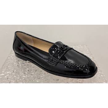 Chanel Patent Calfskin Moccasins G45409 Black 2024 (SS-23120402)