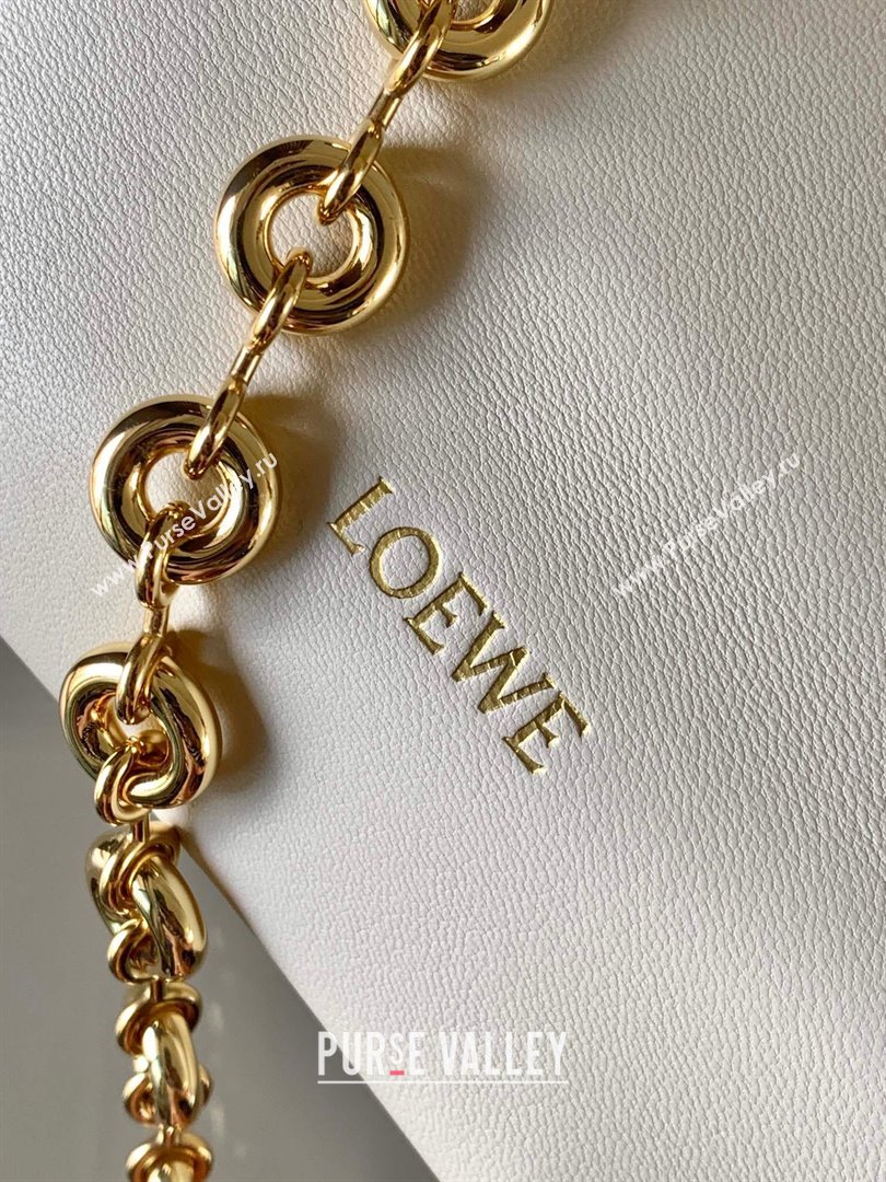 Loewe Small Squeeze bag in nappa lambskin White (xinyidai-23120406)