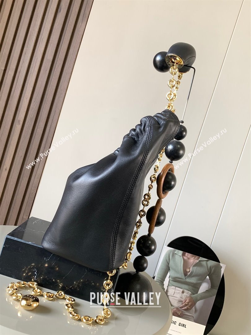 Loewe Small Squeeze bag in nappa lambskin Black (xinyidai-23120405)