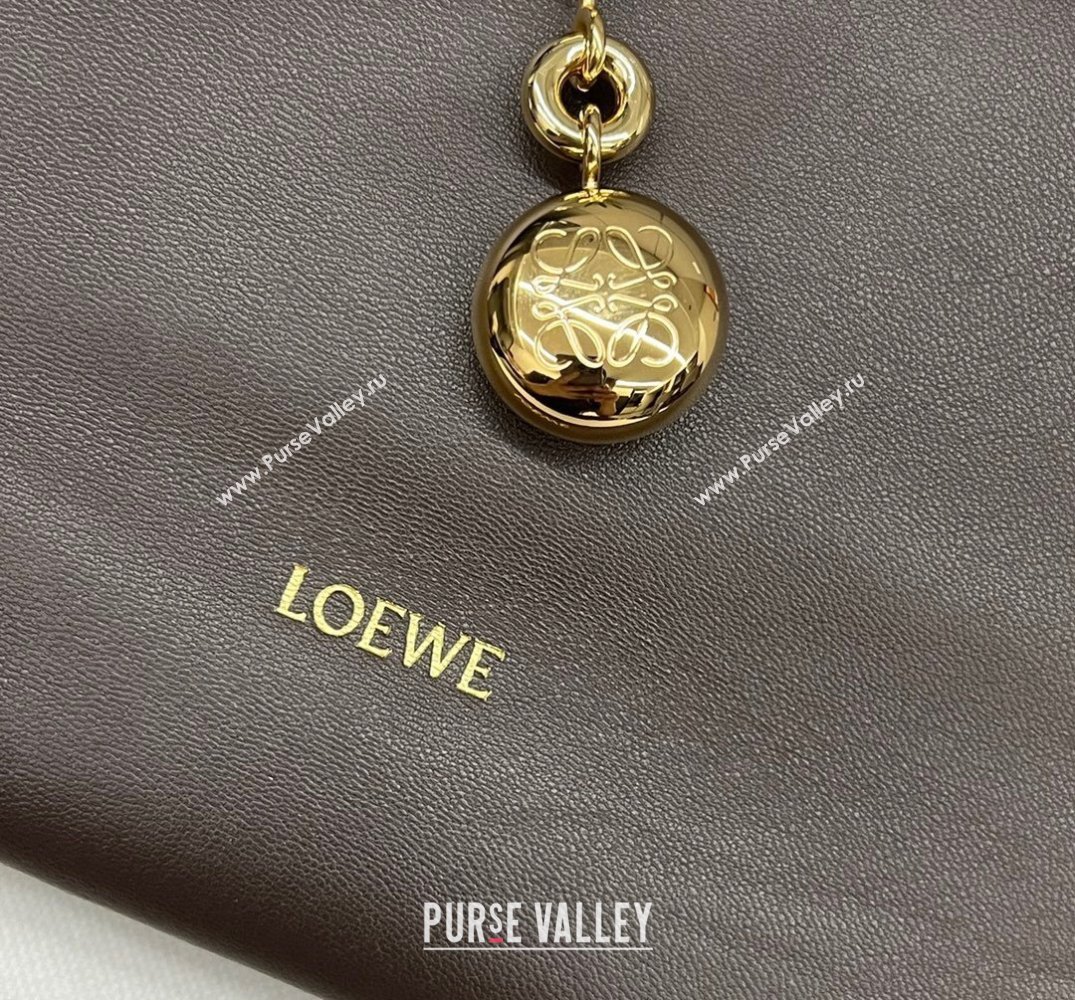 Loewe Small Squeeze bag in nappa lambskin Coffee (xinyidai-23120408)