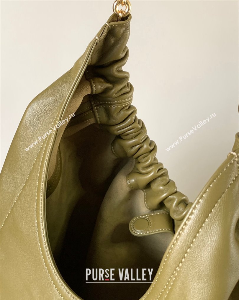 Loewe Medium Squeeze bag in nappa lambskin Green (xinyidai-23120403)