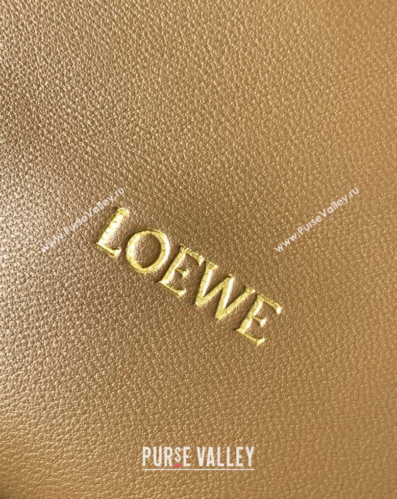 Loewe Small Squeeze bag in nappa lambskin Apricot (xinyidai-23120407)