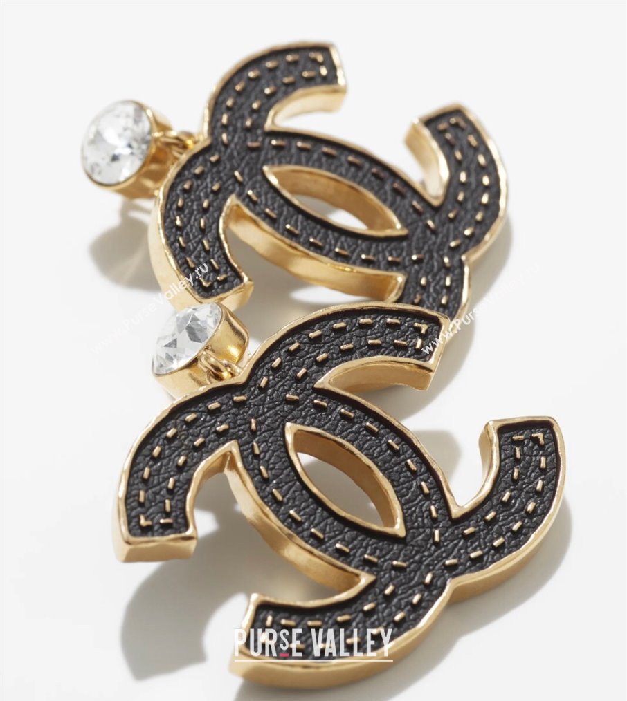 Chanel Black CC Earrings 2024 (YF-23120502)