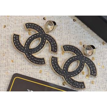 Chanel Black CC Earrings 2024 (YF-23120502)