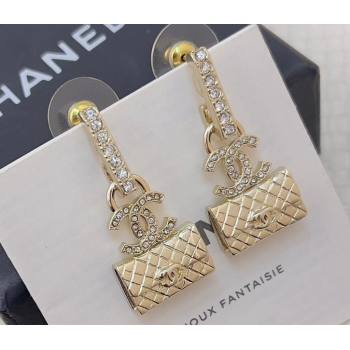 Chanel Metal Strass Pendant Earrings ABB537 2024 (YF-23120505)