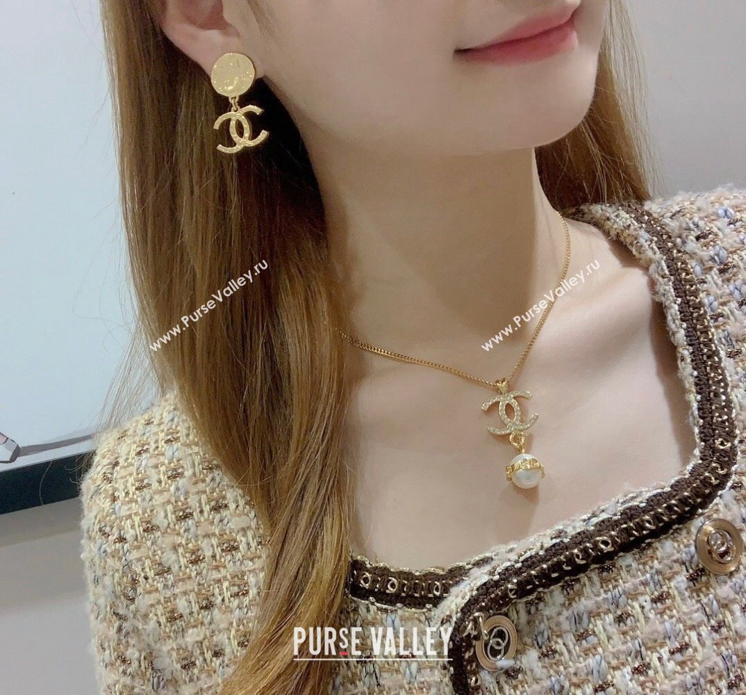 Chanel Metal Pendant Earrings ABC499 2024 (YF-23120507)