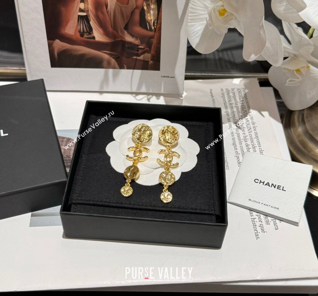 Chanel Metal Pendant Earrings ABC493 2024 (YF-23120508)