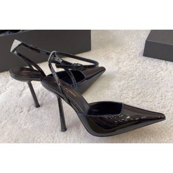 Saint Laurent Heel 11cm anouk pumps in patent leather 7633771 Black 2024 (kaola-23120601)