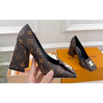 Louis Vuitton Heel 9cm Shake Pumps in Monogram Canvas 2024 (modeng-23120726)