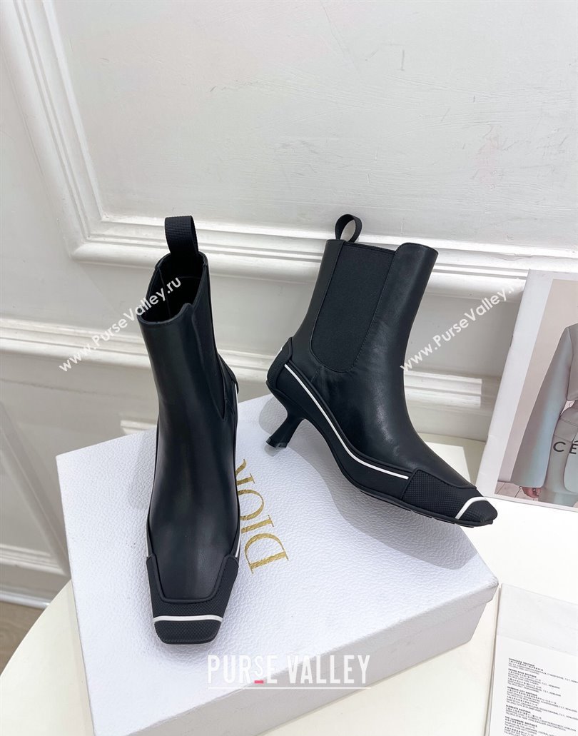 Dior Heel 5.5cm D-Motion Ankle Boots in Black 2024 (modeng-23120829)