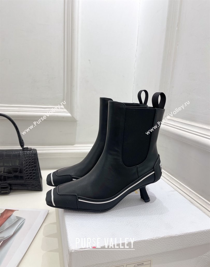 Dior Heel 5.5cm D-Motion Ankle Boots in Black 2024 (modeng-23120829)