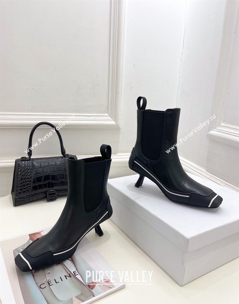 Dior Heel 5.5cm D-Motion Ankle Boots in Black 2024 (modeng-23120829)