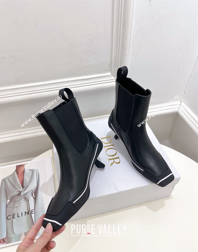 Dior Heel 5.5cm D-Motion Ankle Boots in Black 2024 (modeng-23120829)