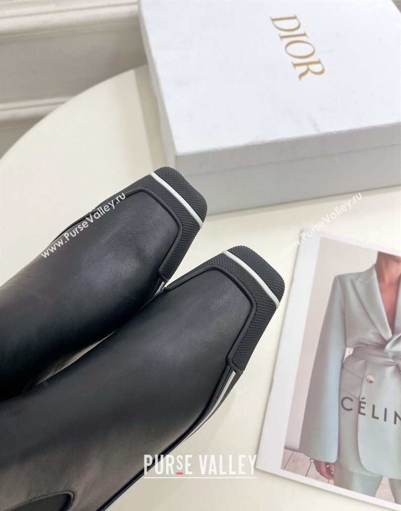 Dior Heel 5.5cm D-Motion Ankle Boots in Black 2024 (modeng-23120829)