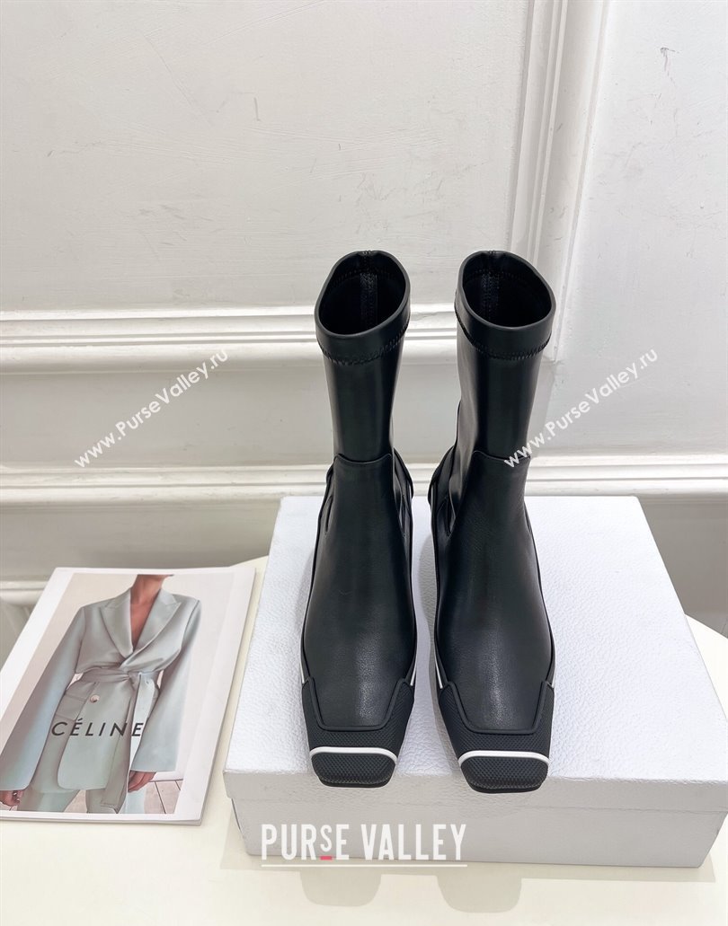 Dior Heel 5.5cm D-Motion Short Boots in Black 2024 (modeng-23120828)