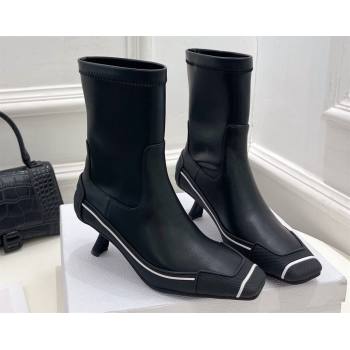 Dior Heel 5.5cm D-Motion Short Boots in Black 2024 (modeng-23120828)