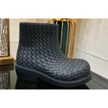 Bottega Veneta Biodegradable rubber Fireman Ankle Boots Black 2024 (modeng-23120814)