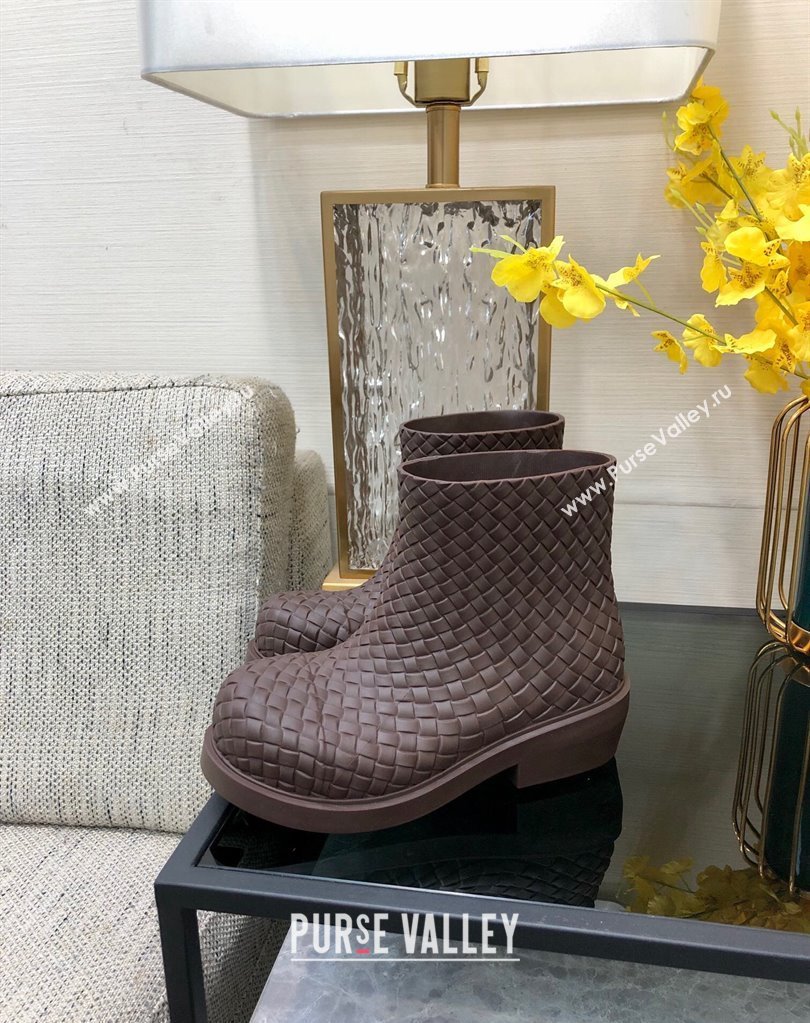 Bottega Veneta Biodegradable rubber Fireman Ankle Boots FONDANT 2024 (modeng-23120816)