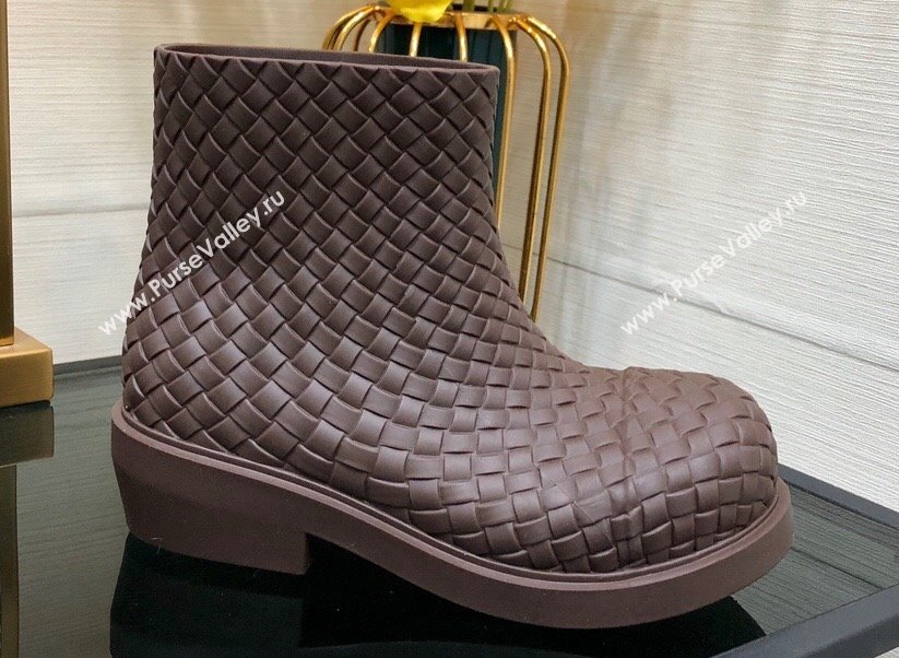Bottega Veneta Biodegradable rubber Fireman Ankle Boots FONDANT 2024 (modeng-23120816)