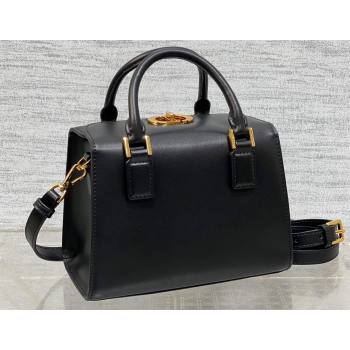 Dior Small Boston Bag in Black Box Calfskin 2024 (xinyidai-23121219)