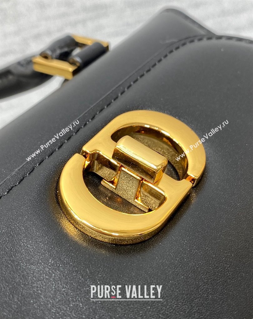 Dior Small Boston Bag in Black Box Calfskin 2024 (xinyidai-23121219)